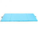 4' x 8' x 2" Gymnastics Mat Thick Folding Panel Aerobics Exercise Mat-Blue