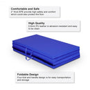 4' x 8' x 2"  Folding Panel Exercise Gymnastics Mat-Blue