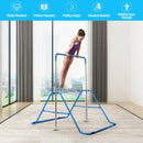 Expandable Gymnastics Training Bar Adjustable Junior Horizontal Kip Bar-Blue