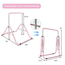 Expandable Gymnastics Training Bar Adjustable Junior Horizontal Kip Bar-Pink