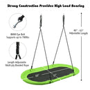 60" Saucer Surf Outdoor Adjustable Swing Set-Green