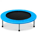 38" Rebounder Trampoline with Padding and Springs for Adults and Kids-Blue