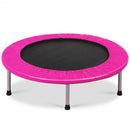 38" Rebounder Trampoline with Padding and Springs for Adults and Kids-Pink
