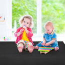 7' x 5' x 8 mm Thick Workout Yoga Mat-Black