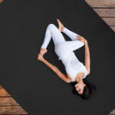 7' x 5' x 8 mm Thick Workout Yoga Mat-Black
