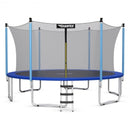 15 Ft Outdoor Bounce Trampoline with Safety Enclosure Net