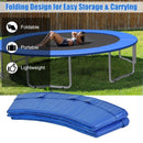 10FT Waterproof Safety Trampoline  Bounce Frame Spring Cover-Navy