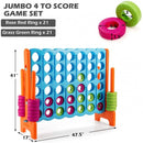 Jumbo 4 in A Row 4-to-Score Giant Game Set for Family Party Holiday