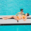 Air Track Inflatable Gymnastics Tumbling Mat with Pump-Black