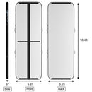 Air Track Inflatable Gymnastics Tumbling Mat with Pump-Black