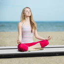 Air Track Inflatable Gymnastics Tumbling Mat with Pump-Black