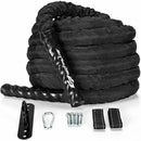 30FT-40FT-50FT 1.5" Diameter Exercise Rope with Anchor Strap Kit-40Ft 1.5" Diam