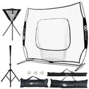 Portable Practice Net Kit with 3 Carrying Bags -Black