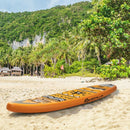 Inflatable Stand Up Paddle Board with Backpack Aluminum Paddle Pump-M