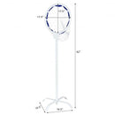 Outdoor Frisbee Toss Target Metal Flying Disc Stand with Storage Bag