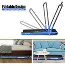 2-in-1 Folding Treadmill with Remote Control and LED Display-Blue