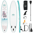 10.5 ft Inflatable Stand Up Paddle Board Surfboard with Aluminum Paddle Pump-10.5 ft
