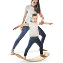 12 Inch Wooden Wobble Toy Balance Board-Natural