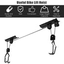 New Bike Bicycle Lift Ceiling Mounted Hoist Storage Garage Hanger Pulley Rack