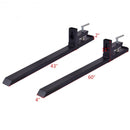 4000 lbs Capacity Skidsteer Tractor Chain Clamp Forks for Loader Bucket Tractor