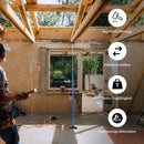 Set of 2 Support Pole Steel Telescopic Quick Support Rod Adjustable