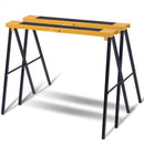 2 Pack Heavy Duty Sawhorse with Steel Folding Legs