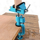 Bench Vise Swivel 3" Tabletop Clamp Vice Tilts Rotate 360° Universal Work
