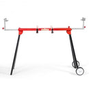 Folding Miter Saw Stand with Heavy Duty Saw Frame-Red