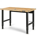 48" Adjustable Height Bamboo Steel Frame Workbench