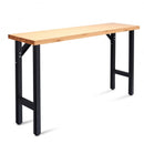 65 Inch Bamboo Modular Workbench Table