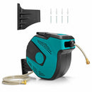 1-2” 65 + 6.5FT Wall Mounted Auto Winder Retractable Garden Hose Reel