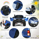 2*12V Licensed Toyota Hilux Ride On Truck Car 2-Seater 4WD with Remote Painted Blue
