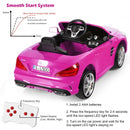 12V Mercedes-Benz SL500 Licensed Kids Ride On Car with Remote Control-Pink