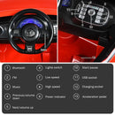 12V Licensed Volkswagen Beetle Kids Ride On Car with Remote Control-Red