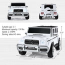 12V 2 Seats Kids Licensed Mercedes Benz G63 Ride On Car-White