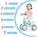 Baby Balance Bike with Adjustable seat and Handlebar for 6 - 24 Months-Blue