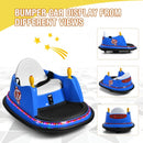 6V Kids Ride On Bumper Car Vehicle 360-degree Spin Race Toy with Remote Control-Blue