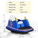 6V Kids Ride On Bumper Car Vehicle 360-degree Spin Race Toy with Remote Control-Blue