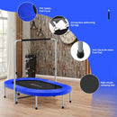 Foldable Double Mini Kids Fitness Rebounder Trampoline-Blue