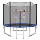 8-10-12-14-15-16Feet Outdoor Trampoline Bounce Combo with Safety Closure Net Ladder-10 ft