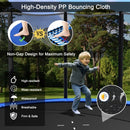 8-10-12-14-15-16Feet Outdoor Trampoline Bounce Combo with Safety Closure Net Ladder-15 ft