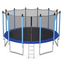 Outdoor Trampoline with Safety Closure Net-16 ft