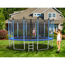 Outdoor Trampoline with Safety Closure Net-16 ft