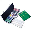 500 Chips Poker Dice Chip Set w- Silver Aluminum Case