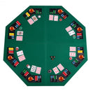 48" 8 Players Octagon Fourfold Poker Table Top