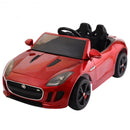 Jaguar F-TYPE 12V Battery Power Kids Ride On Car Licensed MP3 RC Remote Control-Red