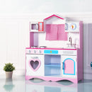 Wood Kitchen Toy Kids Cooking Pretend Play Set