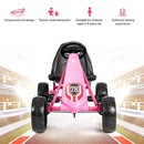 Kids Ride On Toys Pedal Powered Go Kart Pedal Car-Pink