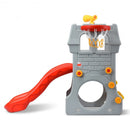 Children Castle Slide with Basketball Hoop and Telescope