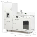 Kids Pretend Kitchen Playset Cooking Toys Toddler Cookware Gift